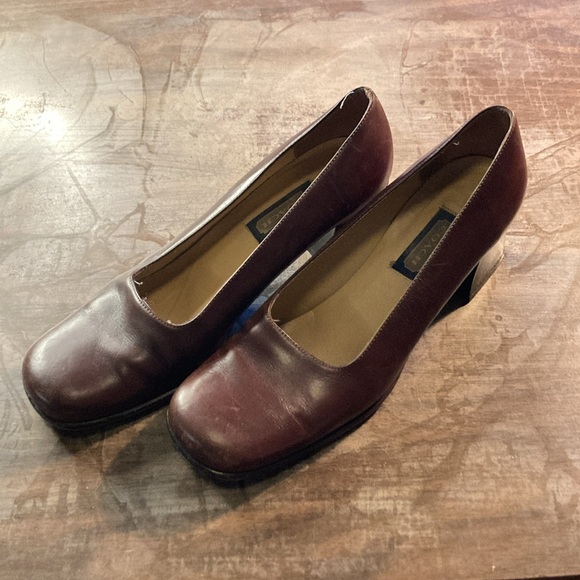 Coach Square Heels 8.5 B made in Italy - Picture 5 of 9